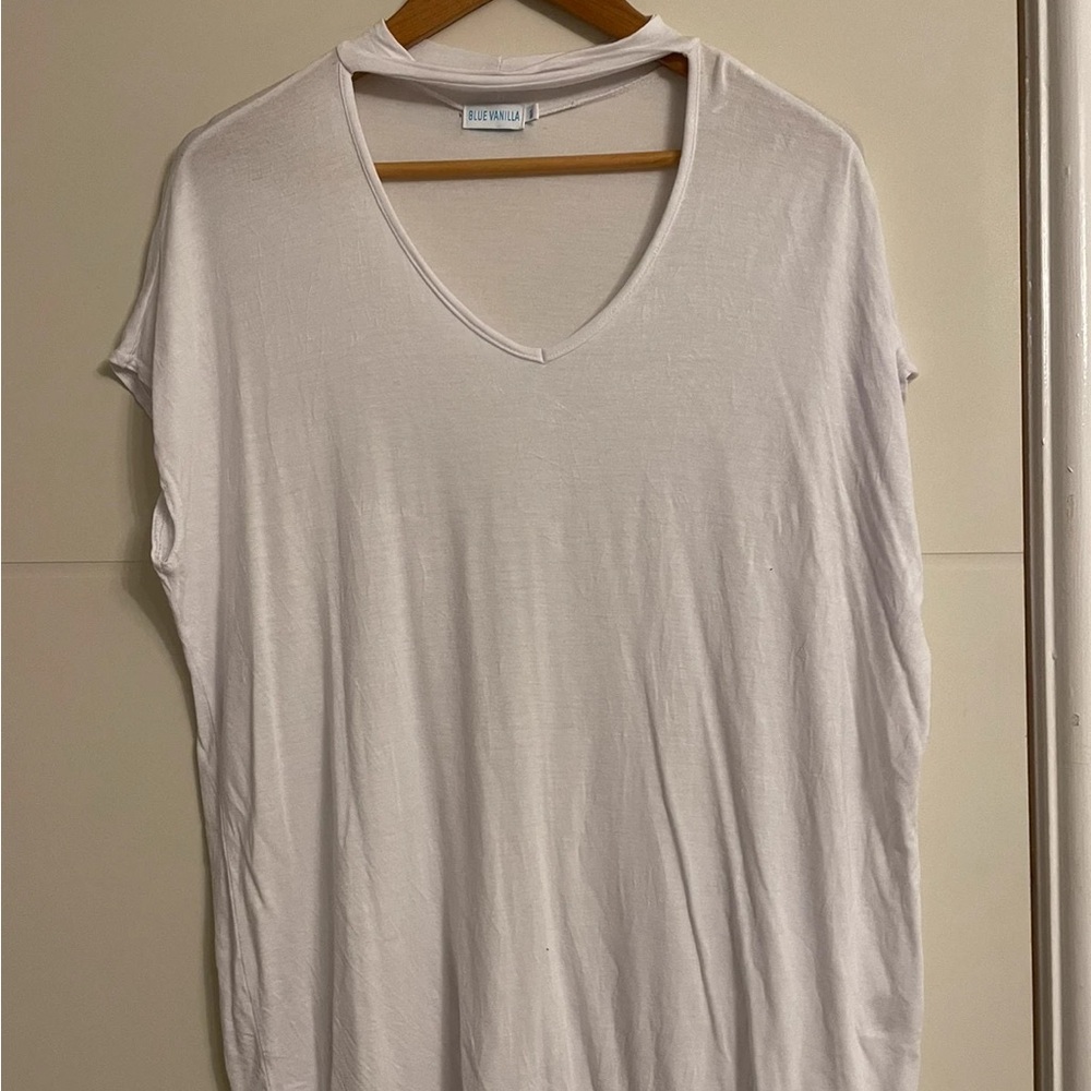 Willow Cream Cap Sleeve Relaxed Tee
